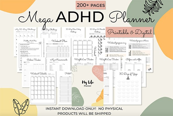 Mega ADHD Planner