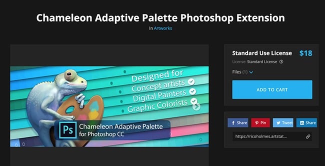 Chameleon Adaptive Palette Photoshop Extension
