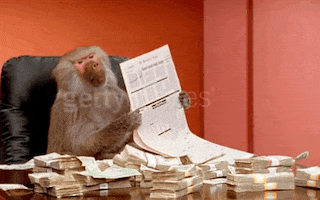 Money monkey meme