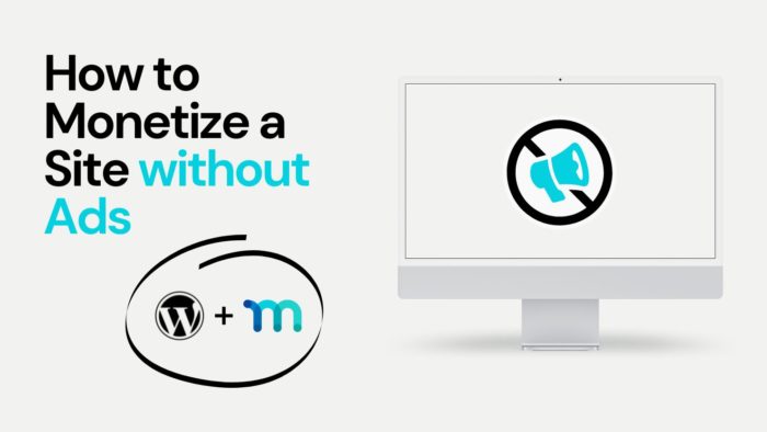 How to monetize a wordpress site without ads