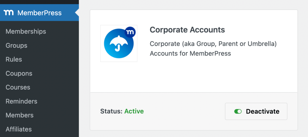 MemberPress Corporate Accounts