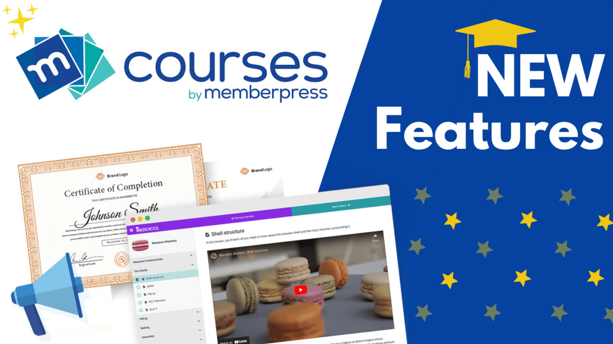 New MemberPress Courses Features