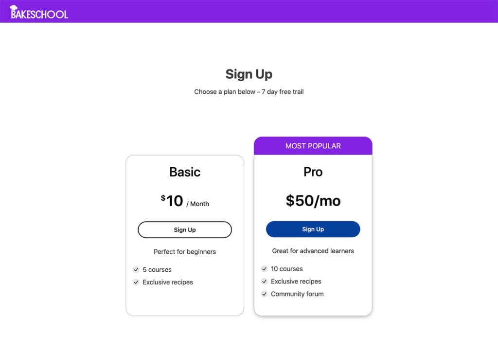ReadyLaunch™ pricing page
