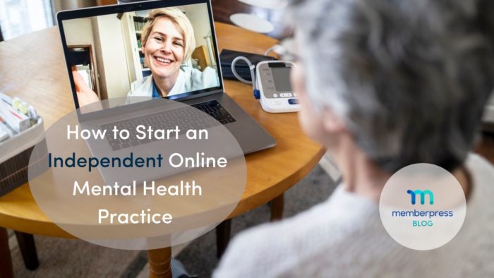 How to start an online mental health practice