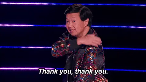 Well Done Pat on the Back Ken Jeong gif