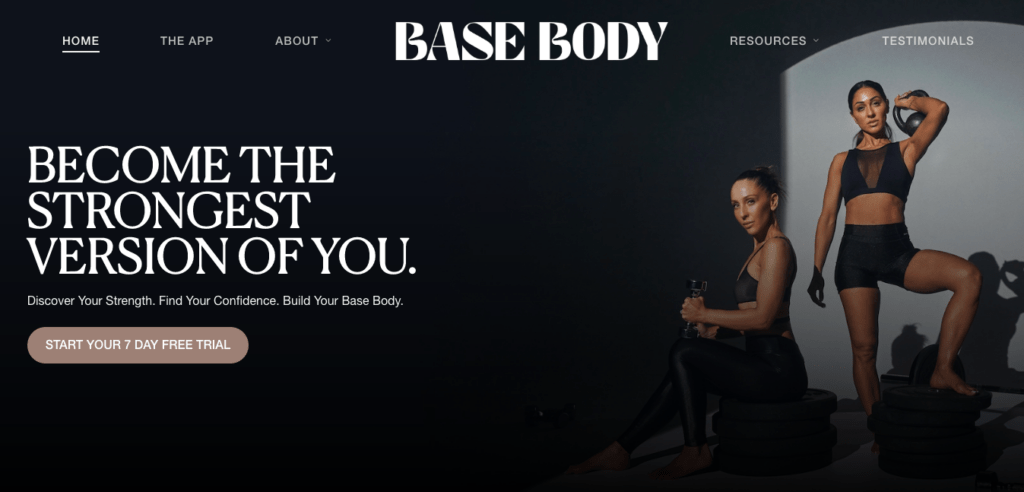 Base Body Babes Homepage