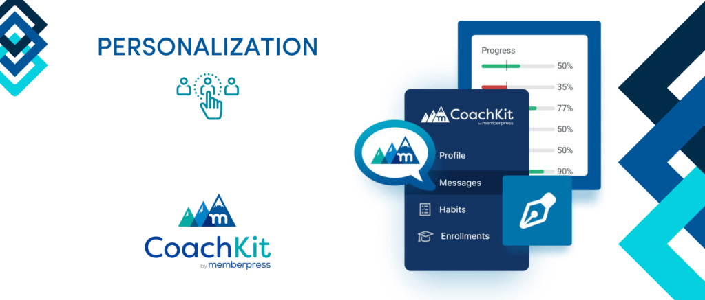 Herramientas de personalización CoachKit by MemberPress