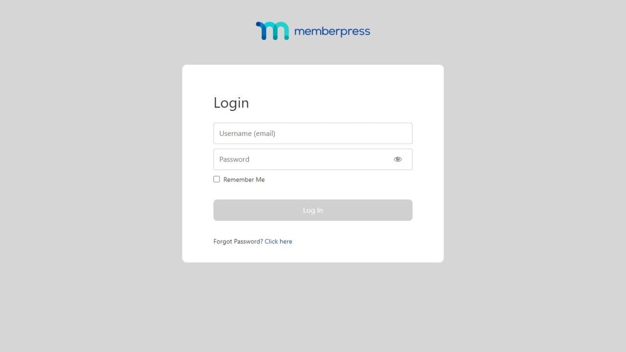 ReadyLaunch™ Login template