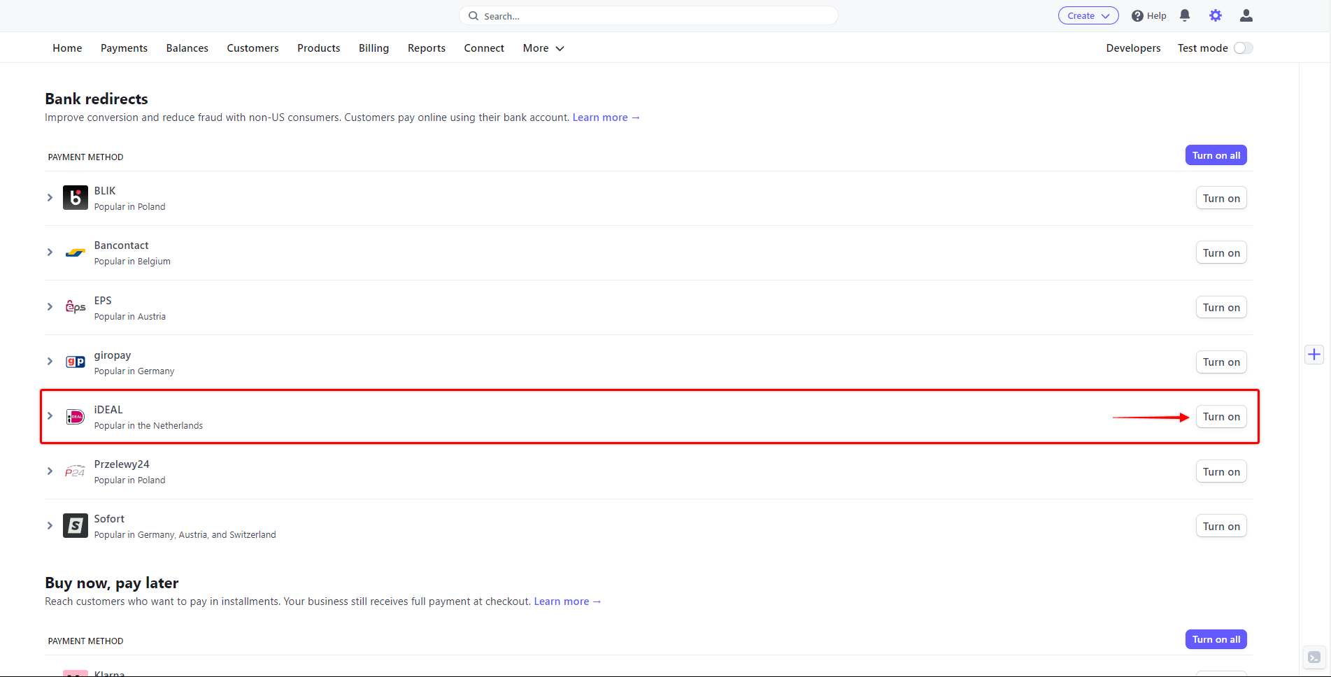 image | MemberPress Enable iDEAL in Stripe