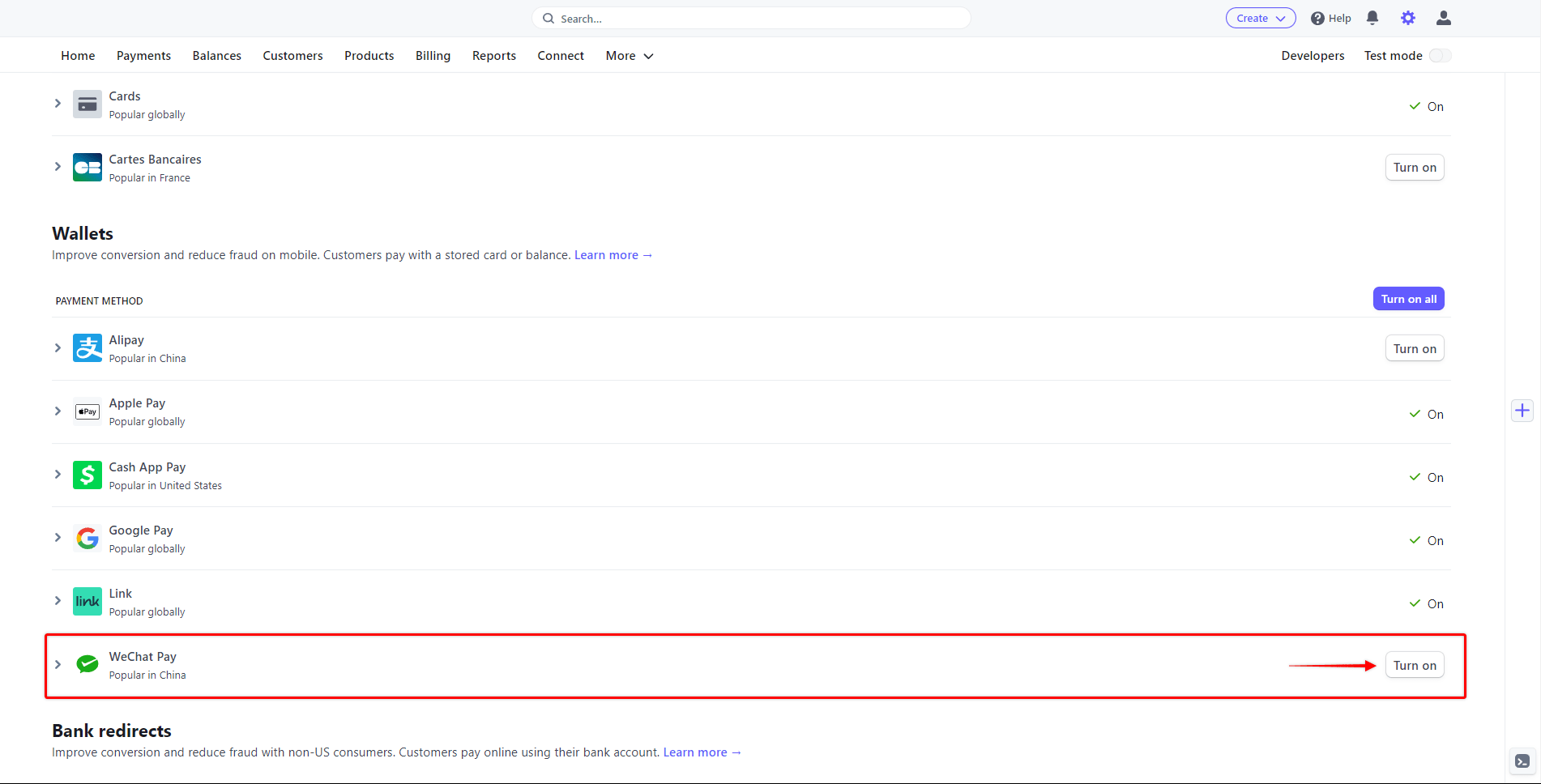 image | MemberPress Activer WeChat Pay dans Stripe