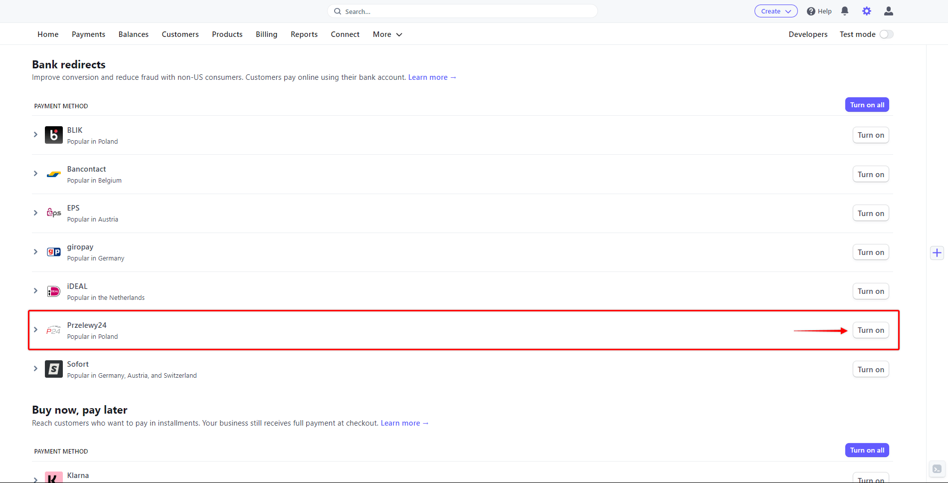 image | MemberPress Enable Przelewy24 in Stripe