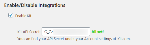 mepr-kit-api-secret | MemberPress
