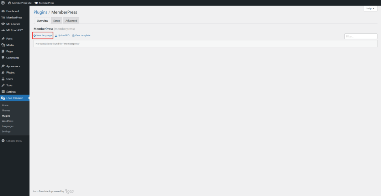 mepr-loco-add-language | MemberPress