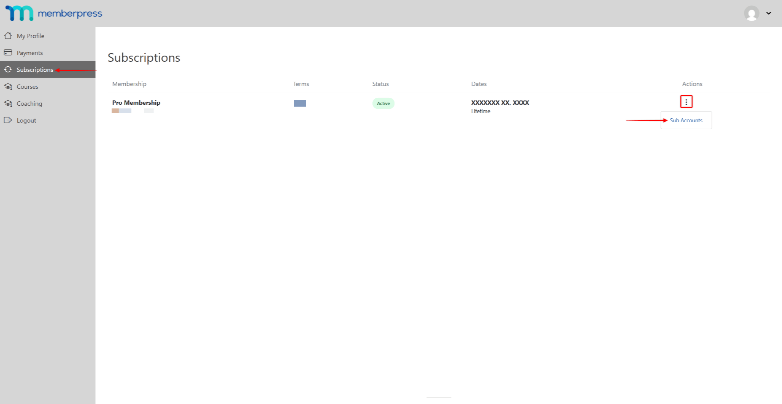 mpca-manage-sub-accounts | MemberPress