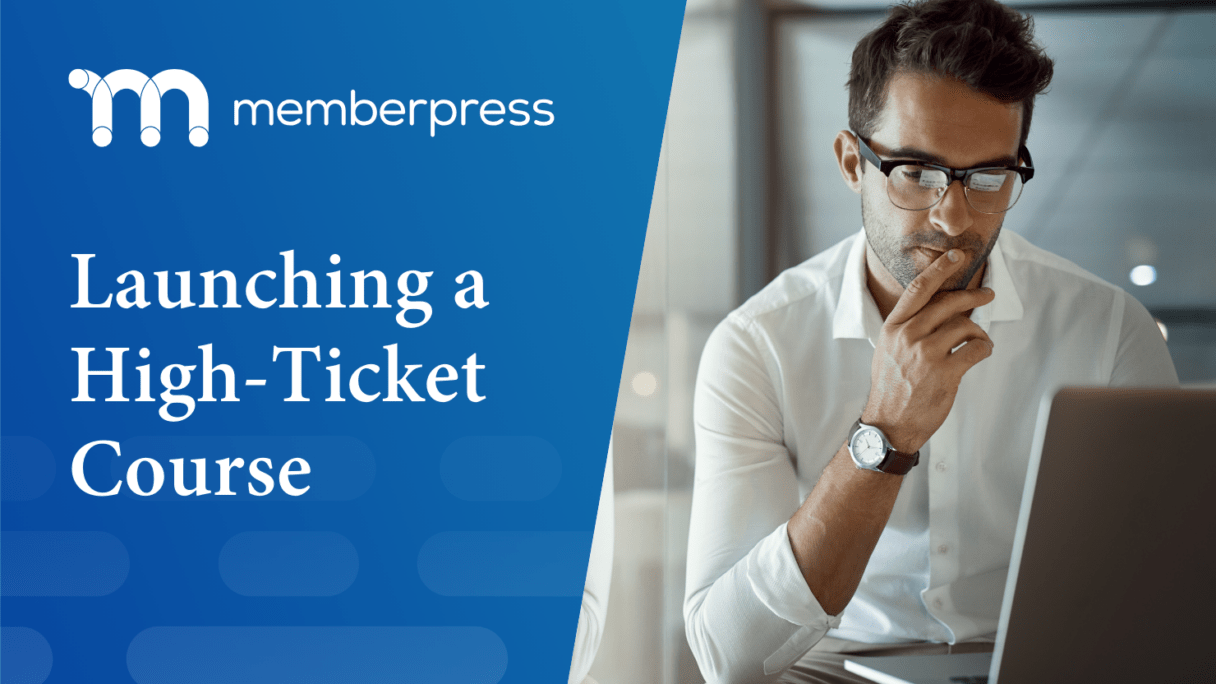 how to launch a high ticket course