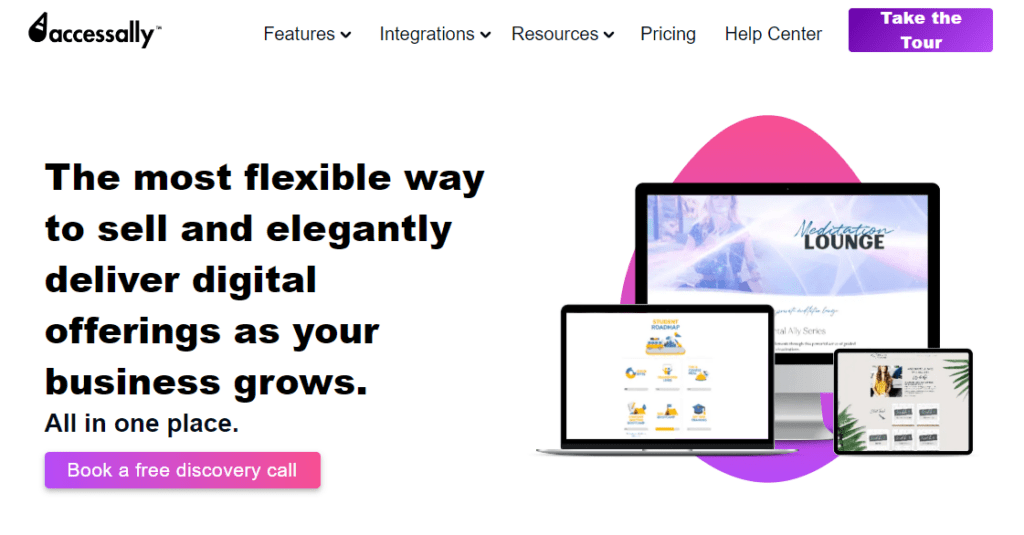 AccessAlly homepage 