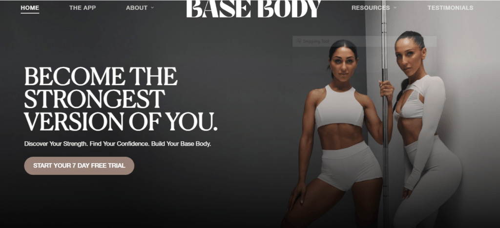Base Body Homepage