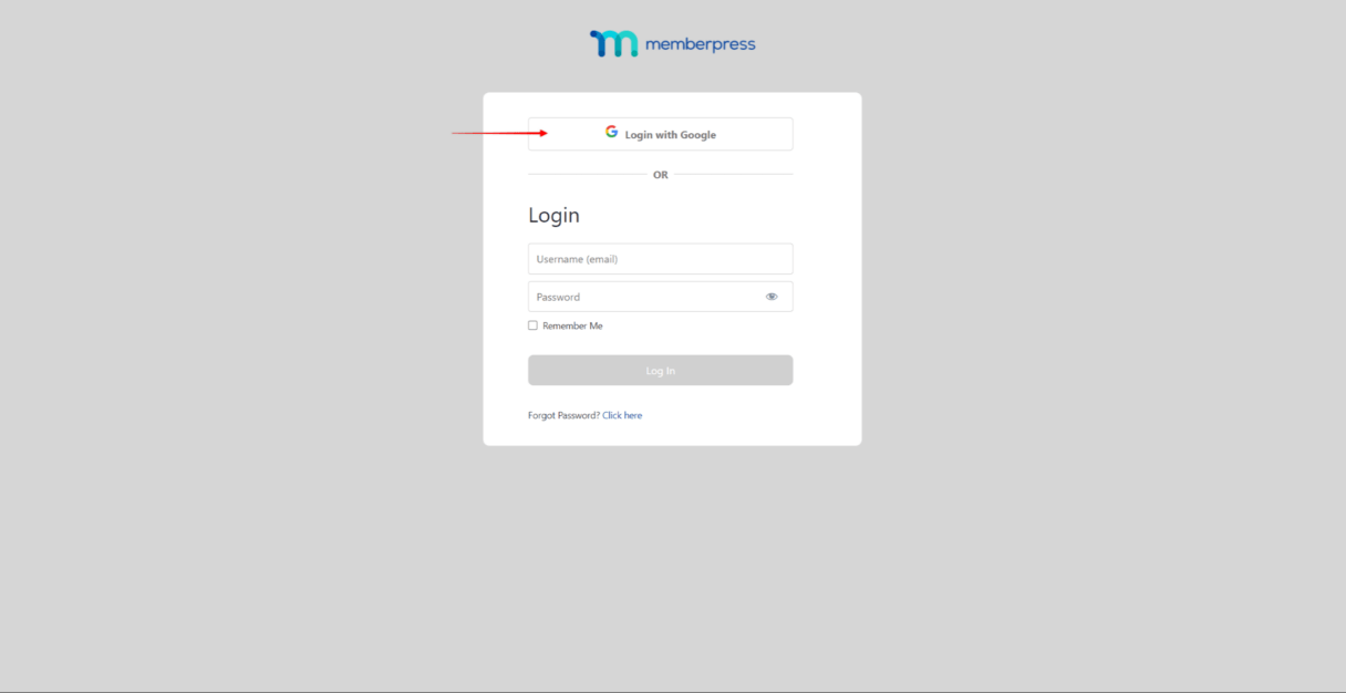 Members Log MemberPress Social Login Add-on | MemberPress