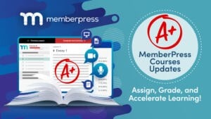 NOUVELLE version des cours MemberPress : Affectations + Fonctionnalités du carnet de notes