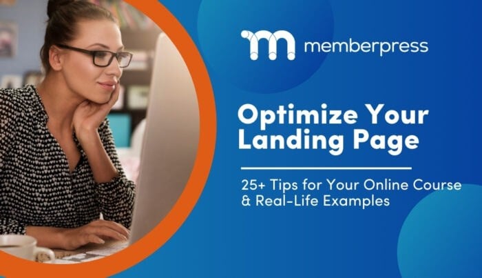 Optimize course landing page