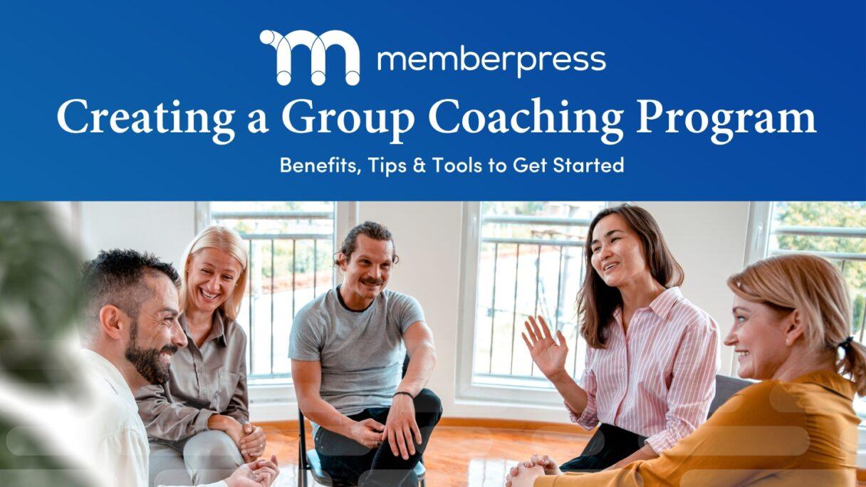 Crear una imagen de título de programa de coaching de grupo
