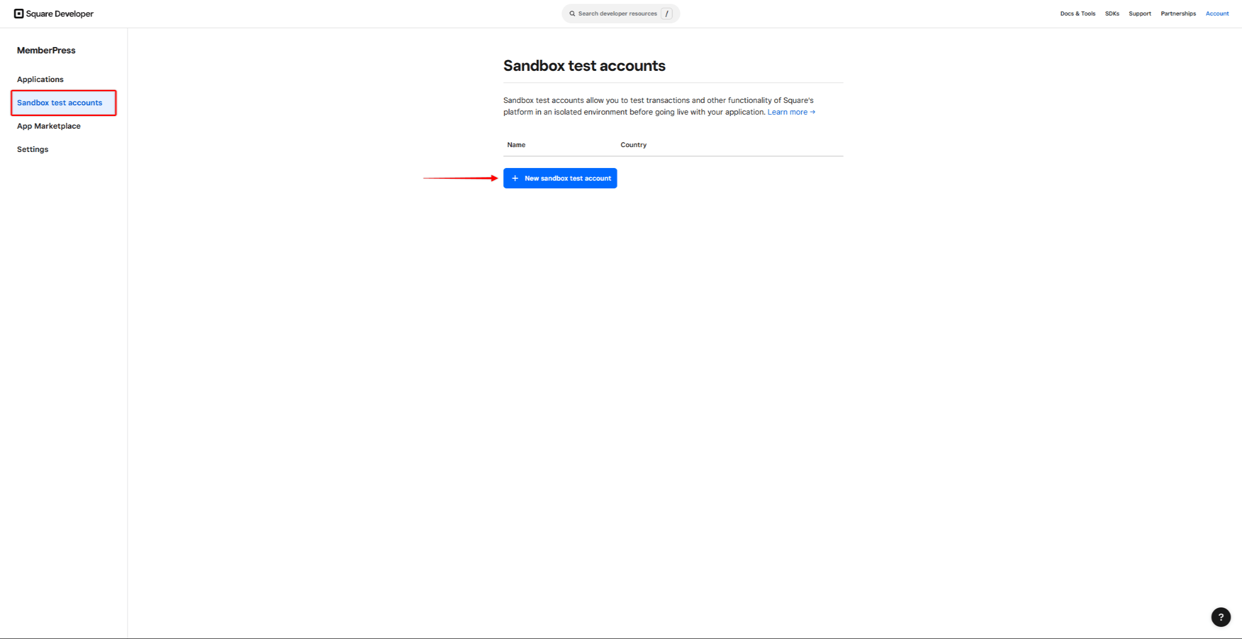 mepr-square-new-sandbox-test-account | MemberPress
