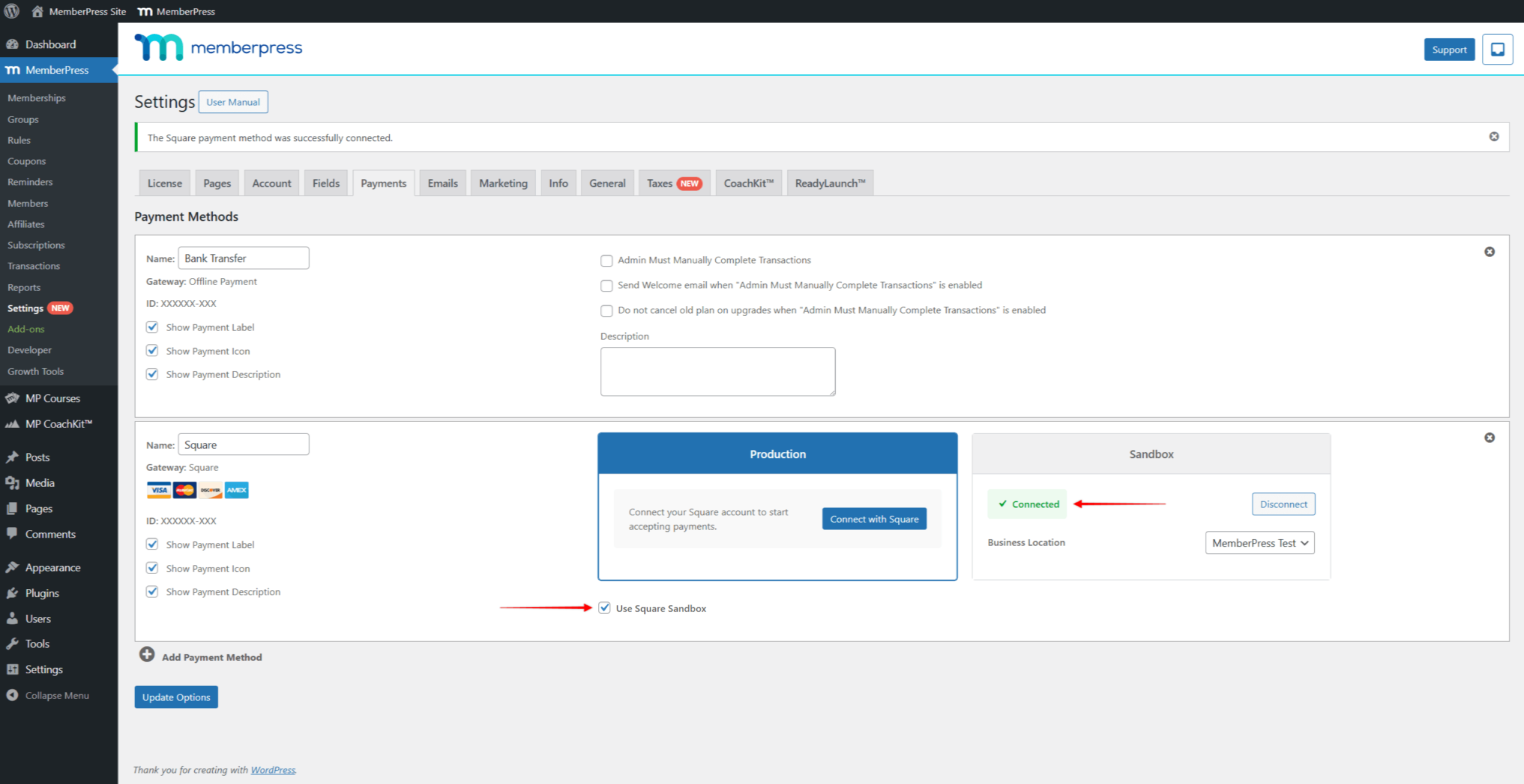 mepr-use-square-sandbox | MemberPress
