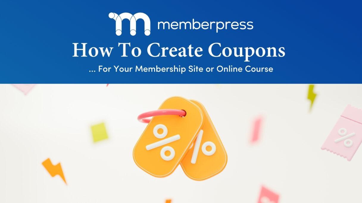 Image en vedette comment créer des coupons pour votre site d'adhésion