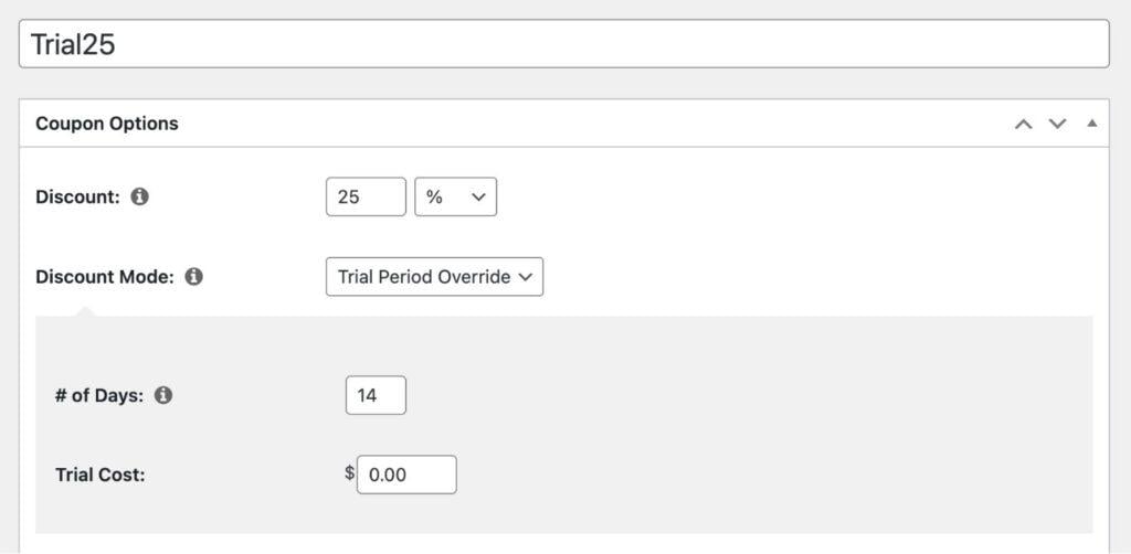 Trial then 25 off | MemberPress