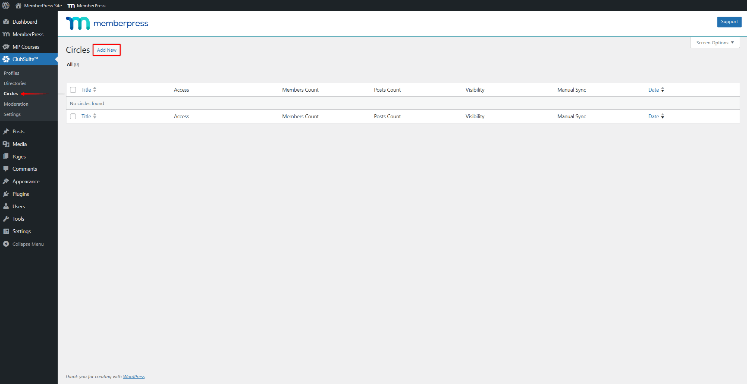 mpcirc-add-new-circle | MemberPress