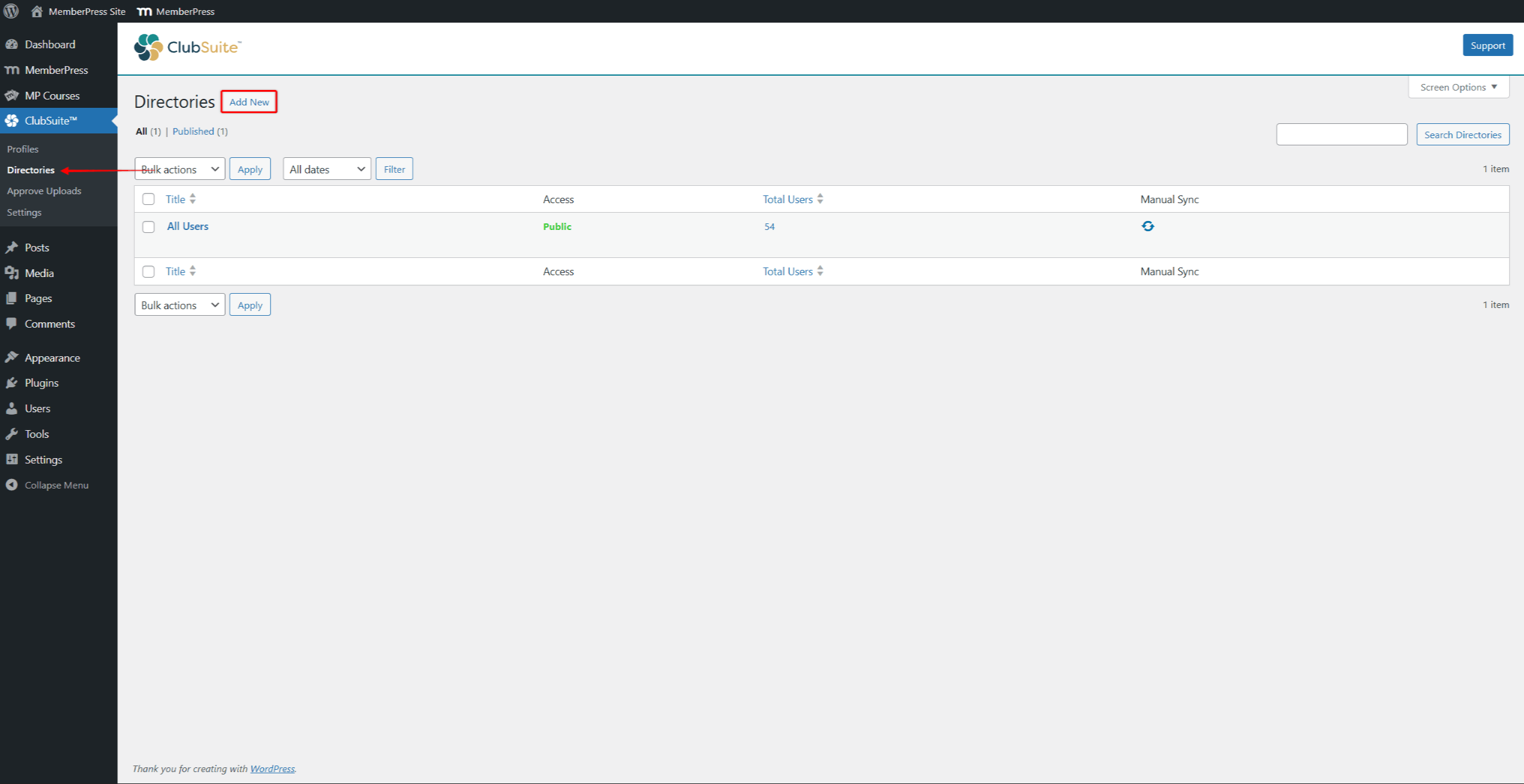 mpdir-add-new-directory | MemberPress