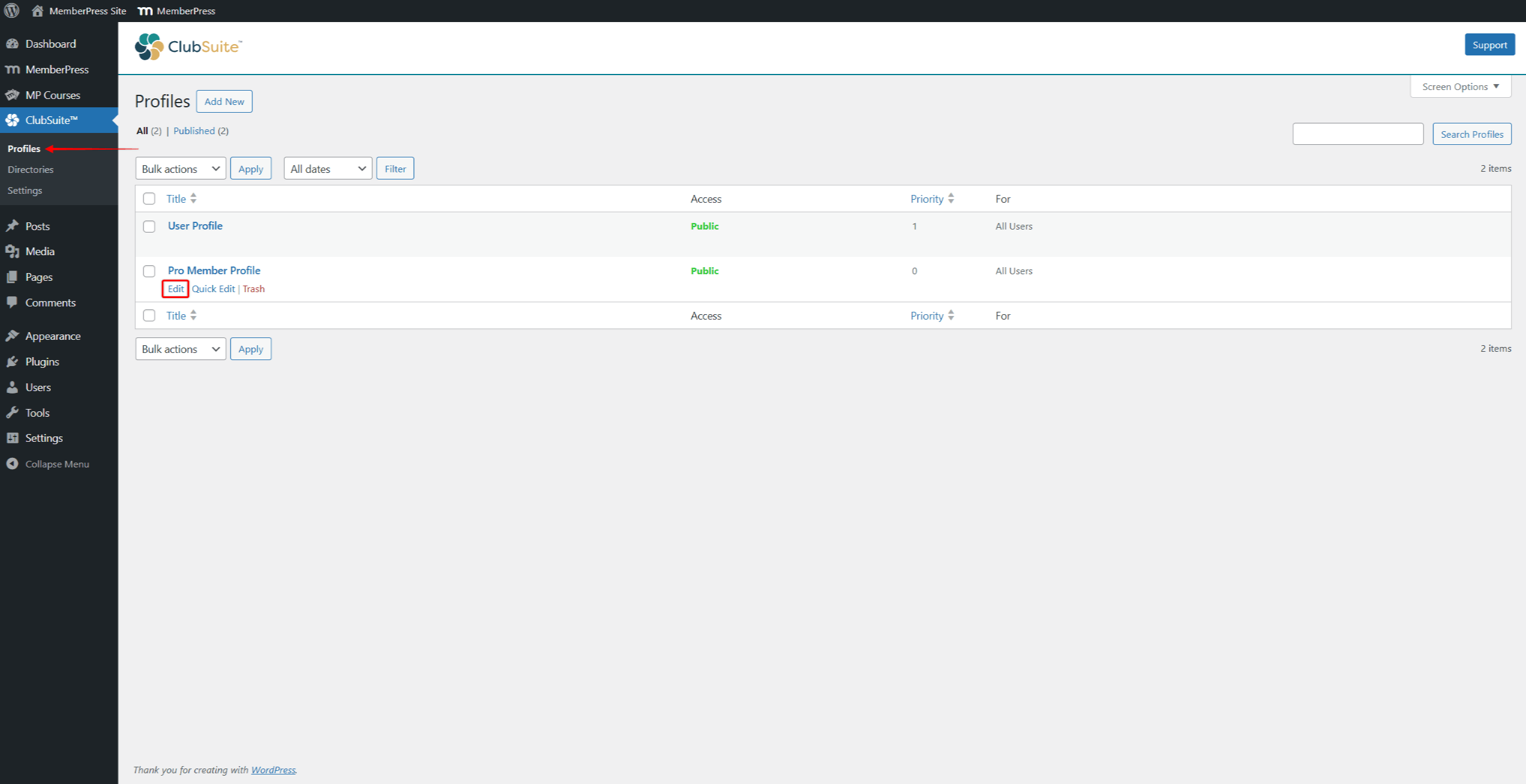 mpdir-edit-profile | MemberPress