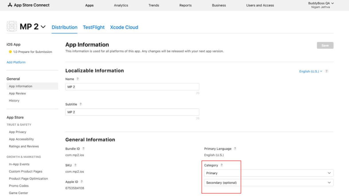 Lista de verificação para publicação na App Store da Apple para o aplicativo MemberPress - 9 | MemberPress