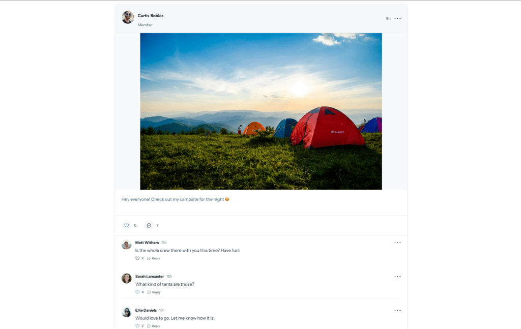 ClubCircles screenshot forum