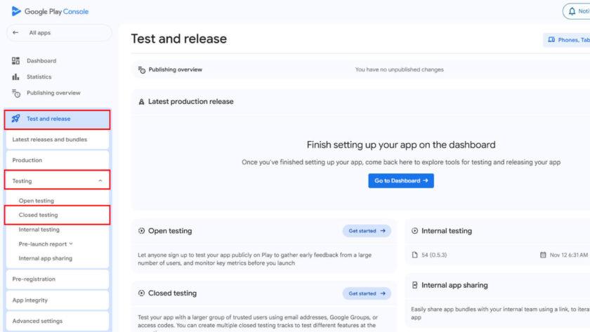 Configure Google Play Store Closed Testing for MemberPress App