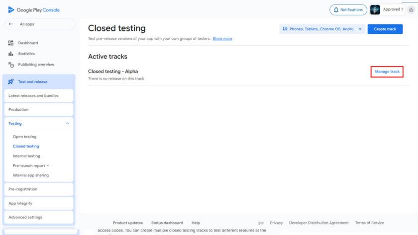 Configure Google Play Store Closed Testing for MemberPress Android App