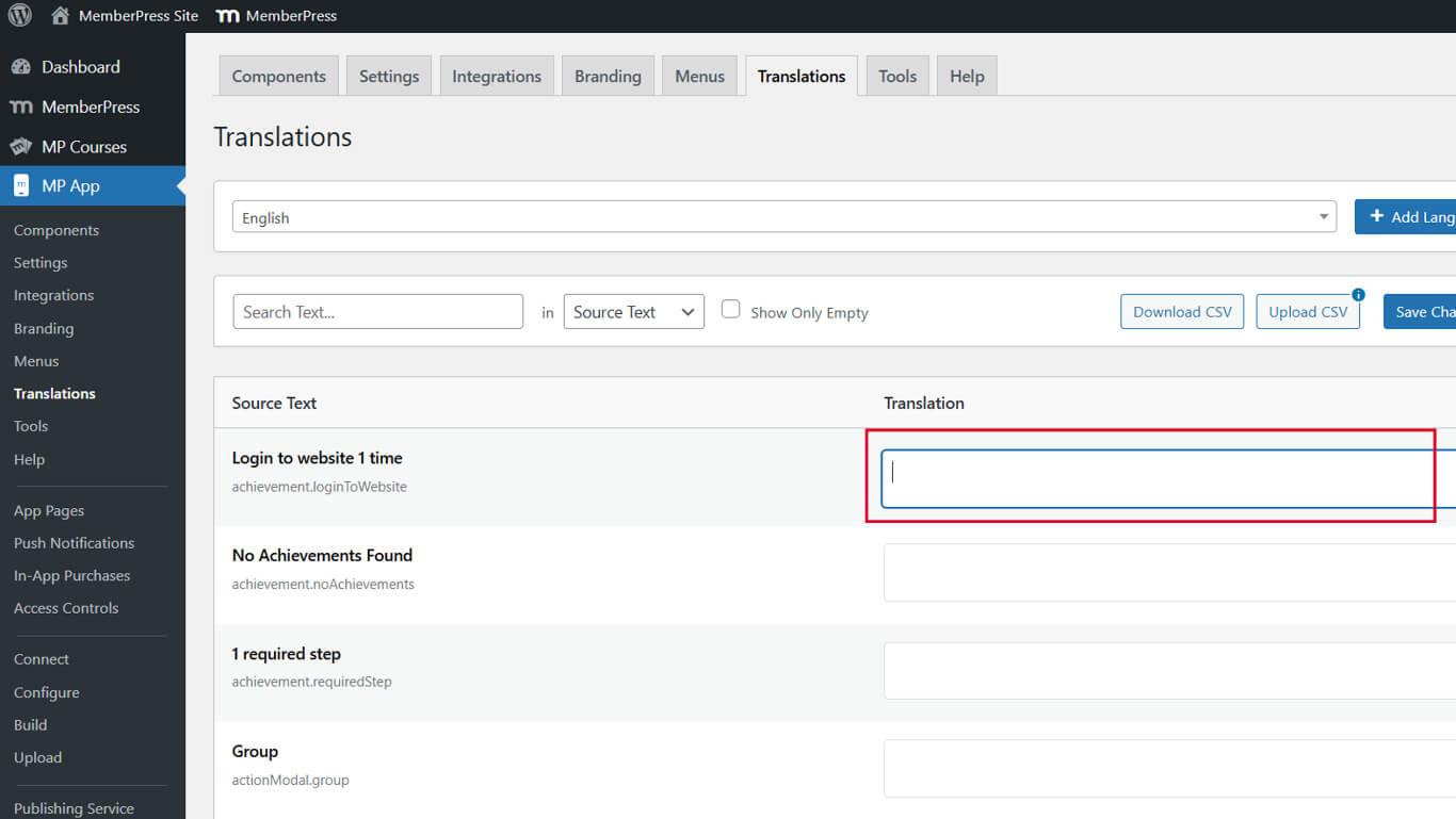 Enabling Right-to-Left Language Support in MemberPress App - 3 | MemberPress Adding the RTL Translation