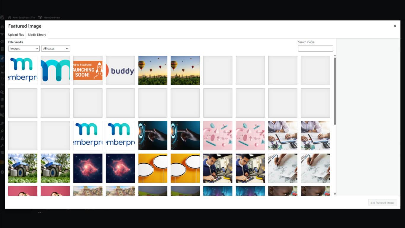 Upload Featured Image