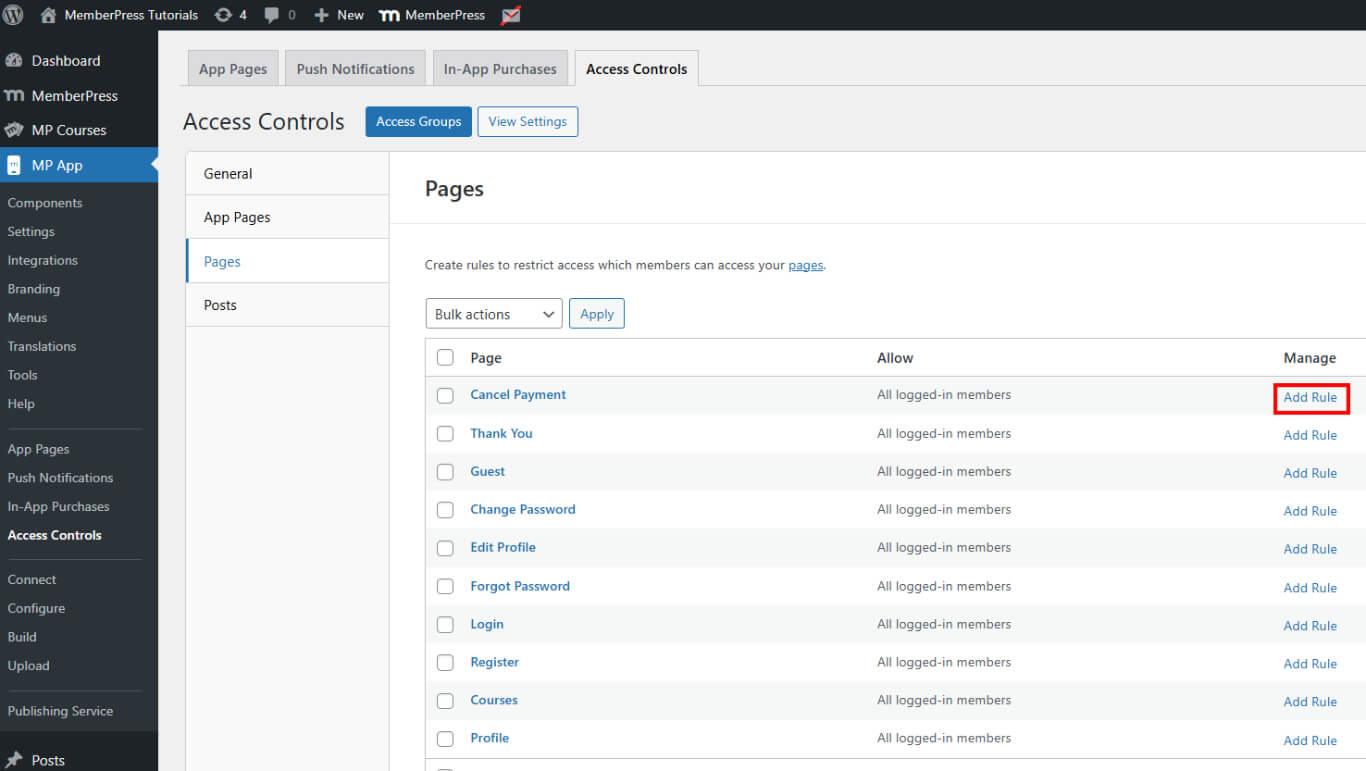 Managing Access Controls in MemberPress App - 9 | MemberPress