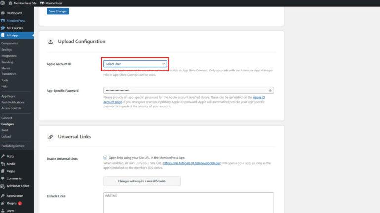 Uploading MemberPress AppKit iOS Builds to App Store Connect