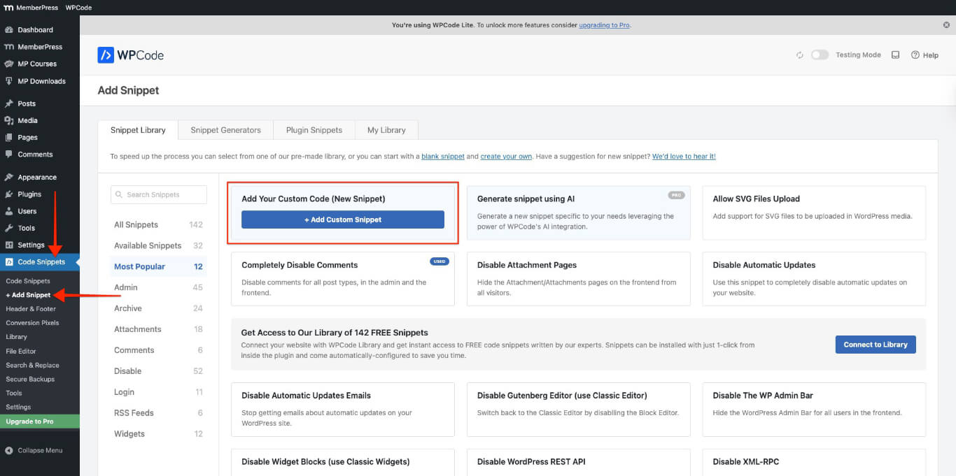 mepr-1-12-10-add-new-snippet | MemberPress new snippet in wpcode