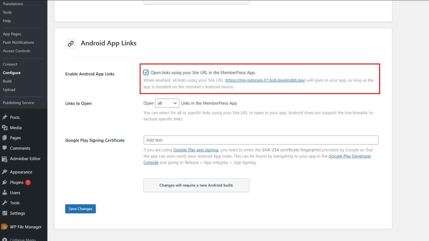 mpapp-configuring-android-app-links-2 | MemberPress