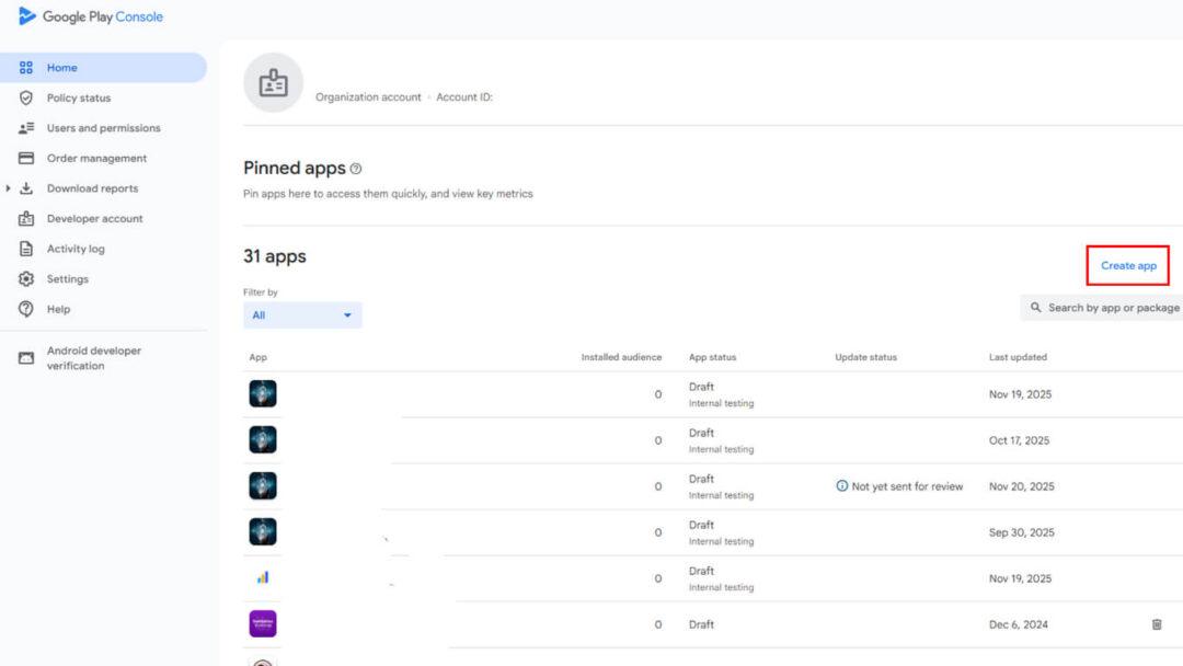Creating MemberPress App Listing in Google Play Console