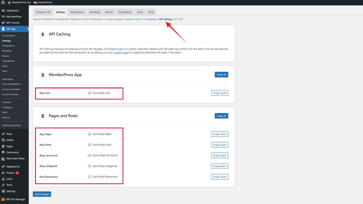 mpapp-como-configurar-o-cache-da-API-no-seu-aplicativo-MemberPress - 3 | MemberPress