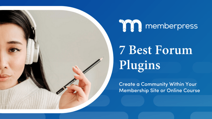 Featured image for blog titled best forum plugins