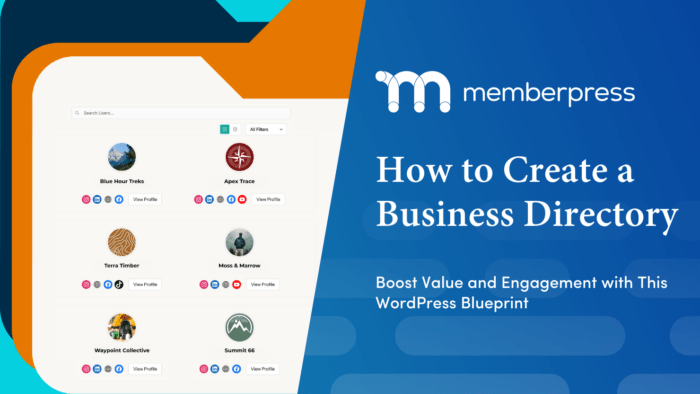 Business Directories | MemberPress How to Create a Business Directory WordPress