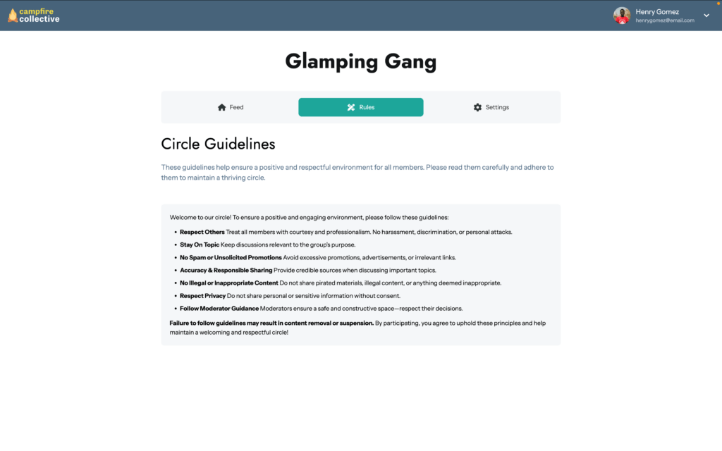 ClubCircles rules | MemberPress ClubCircles rules