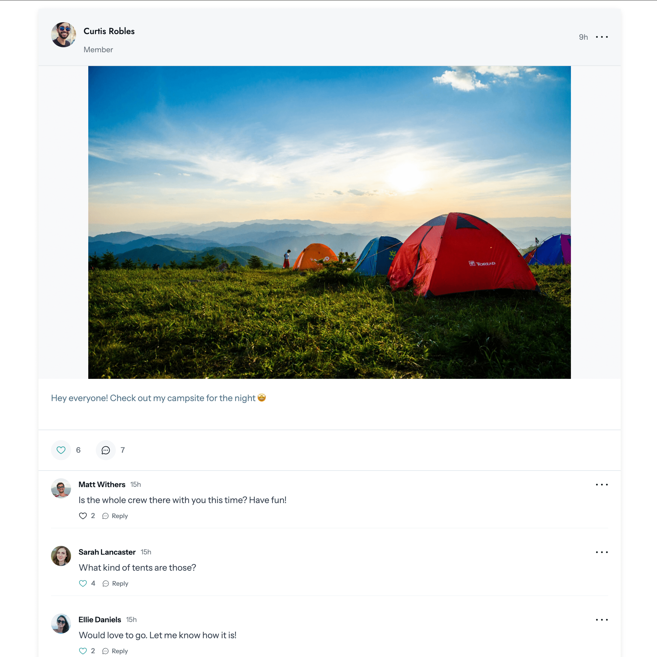 ClubCircles screenshot forum