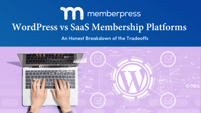 WordPress vs Saas Featured image