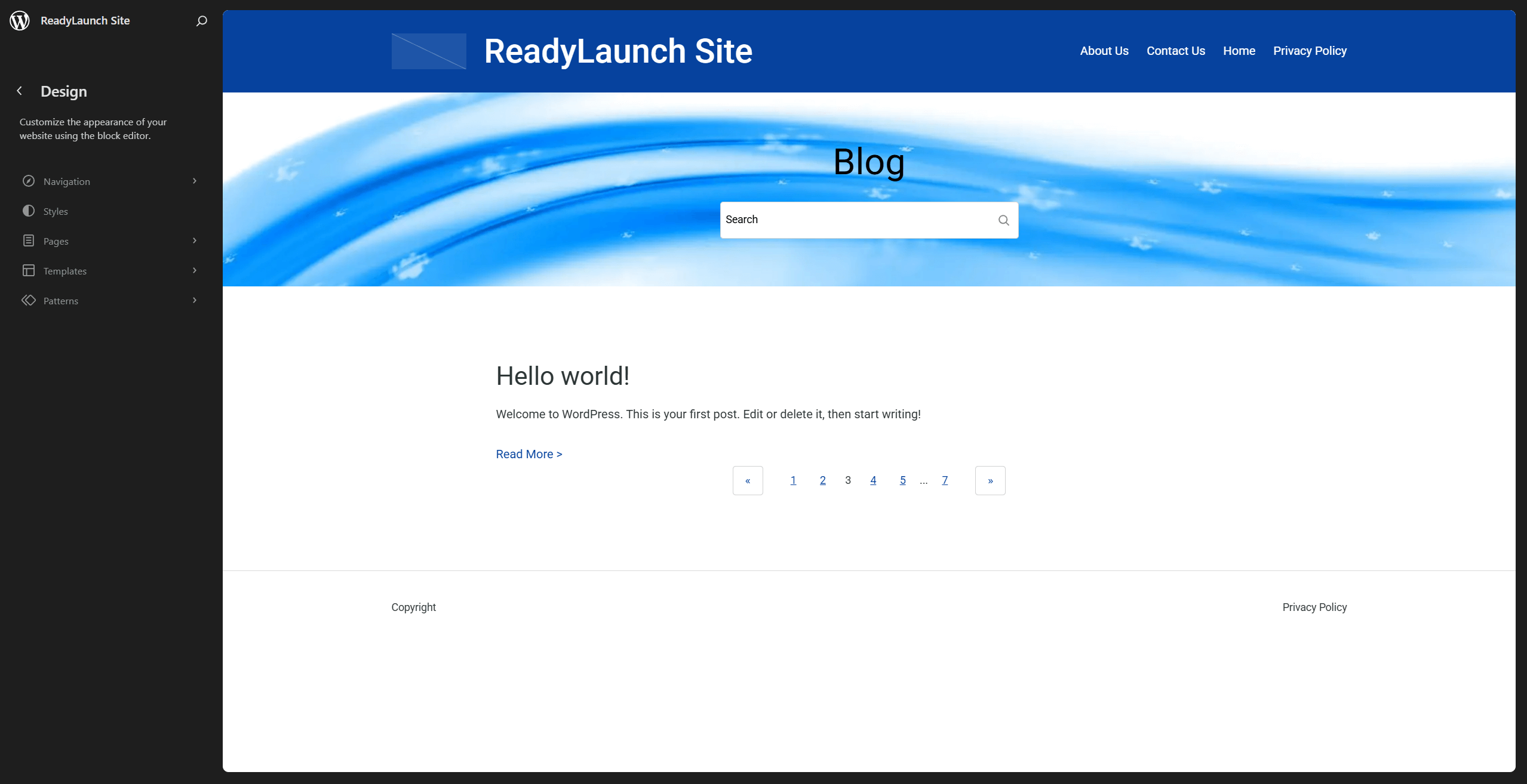 rlt-site-editor | MemberPress The Site Editor under Dashboard > Appearance > Editor